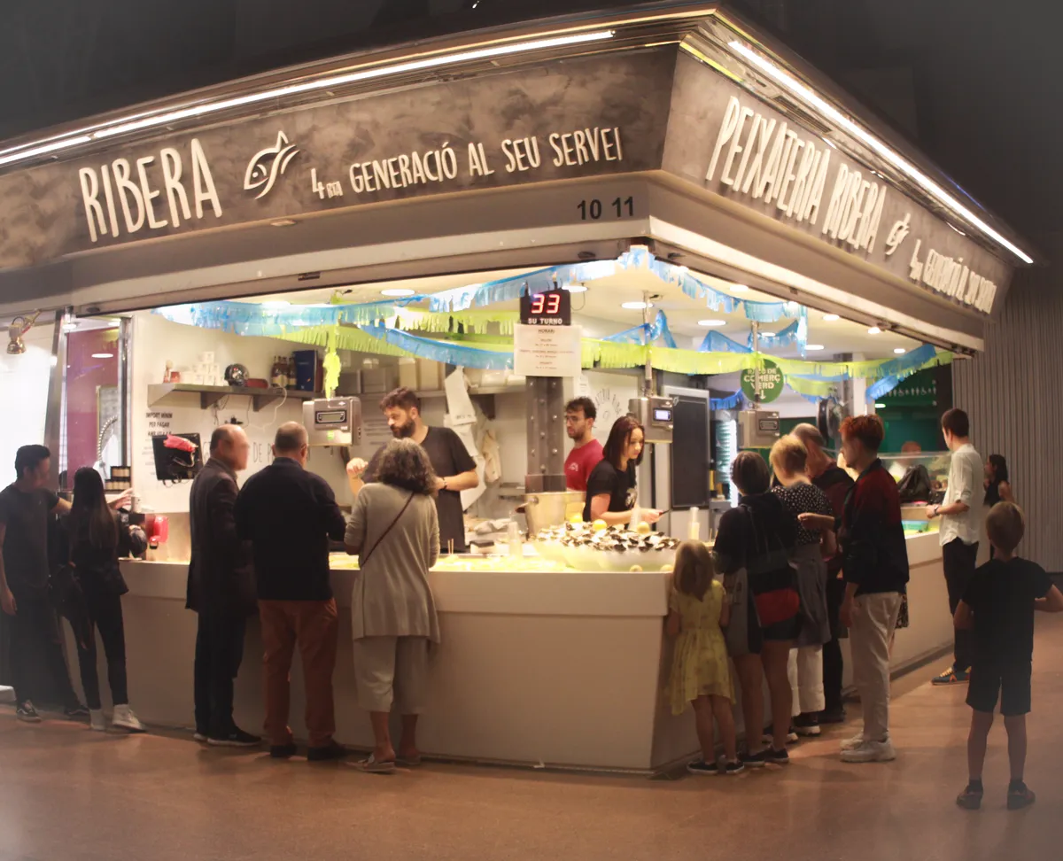Peixateria Ribera al Mercat del Ninot